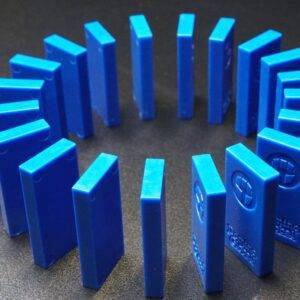 科技藍標準骨牌