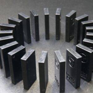 純黑色標準型骨牌100片