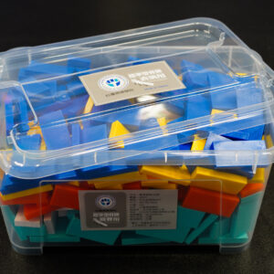 136標準型五色骨牌300片盒裝藍版
